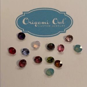 🆕Origami Owl Rhinestone Charms set of 13